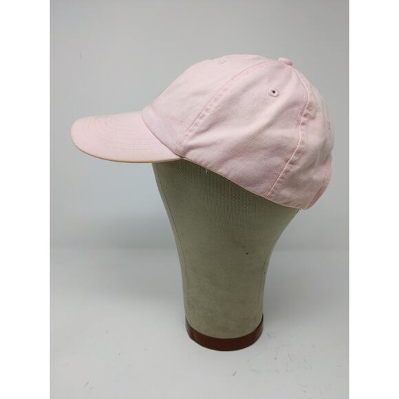 Breast Cancer Awareness Slideback Hat Embroidered Ribbon Logo Pink - Picture 4 of 9